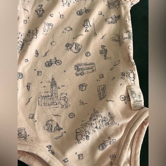 Wheat Kids Disney Winnie the Pooh Bodysuit and Bloomers sz 3 Months - Picture 2 of 4